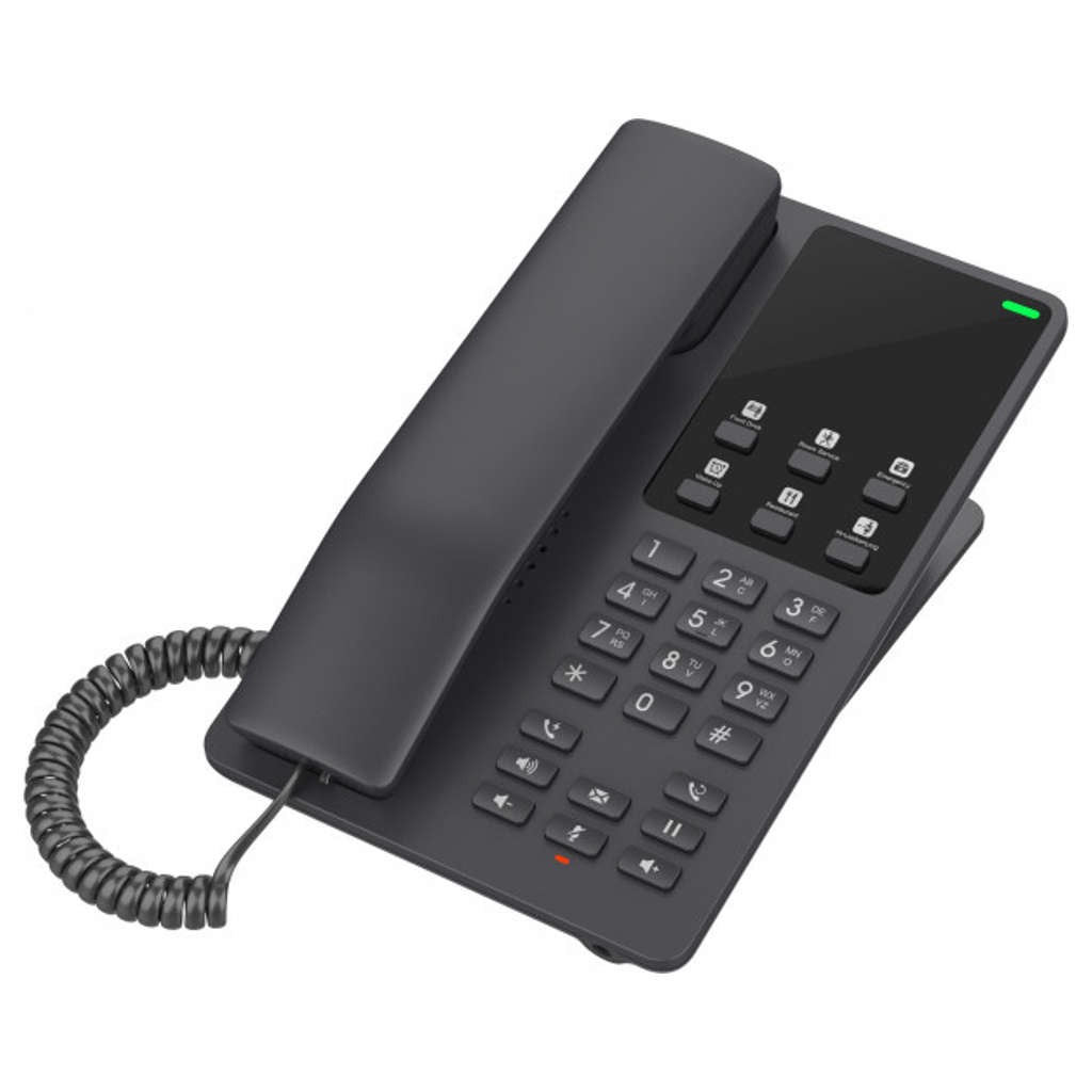 Grandstream Compact Hotel IP Phone Black GHP621W
