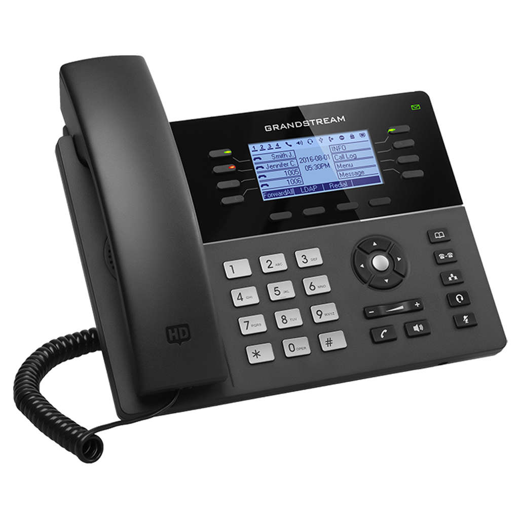 Grandstream Powerful Mid-Range HD IP Phone Black GXP1782