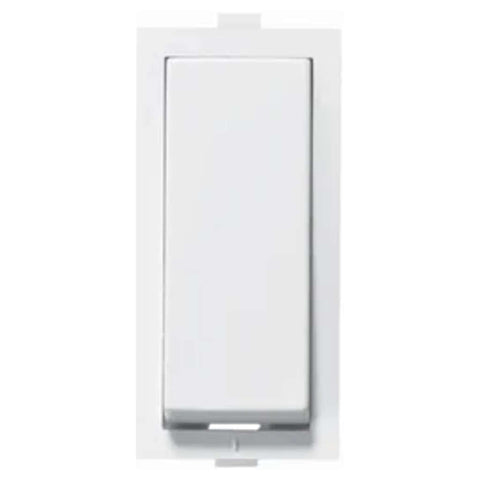 Orbit Express Modular Series Rocker 10A 1 Way Switch 1 Module White 1401 