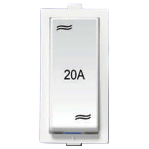 Orbit Express Modular Series Dimple 20A 2 Way Switch 1 Module White 4004 
