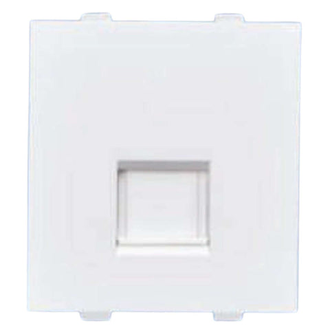 Orbit Express Modular Series RJ 45 Computer Modem Jack With Shutter 2 Module White 1427 