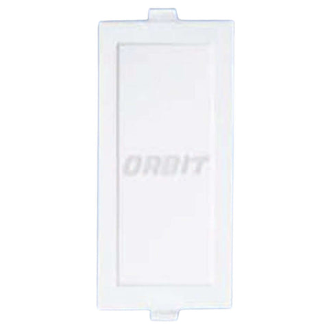 Orbit Express Modular Series Blank Plate 1 Module White 1429 