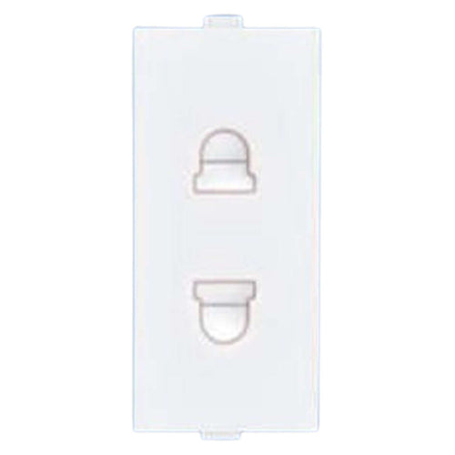 Orbit Express Modular Series 6A Multi 2 Pin Socket With Shutter 1 Module White 1431 
