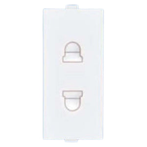 Orbit Express Modular Series 6A Multi 2 Pin Socket With Shutter 1 Module White 1431 