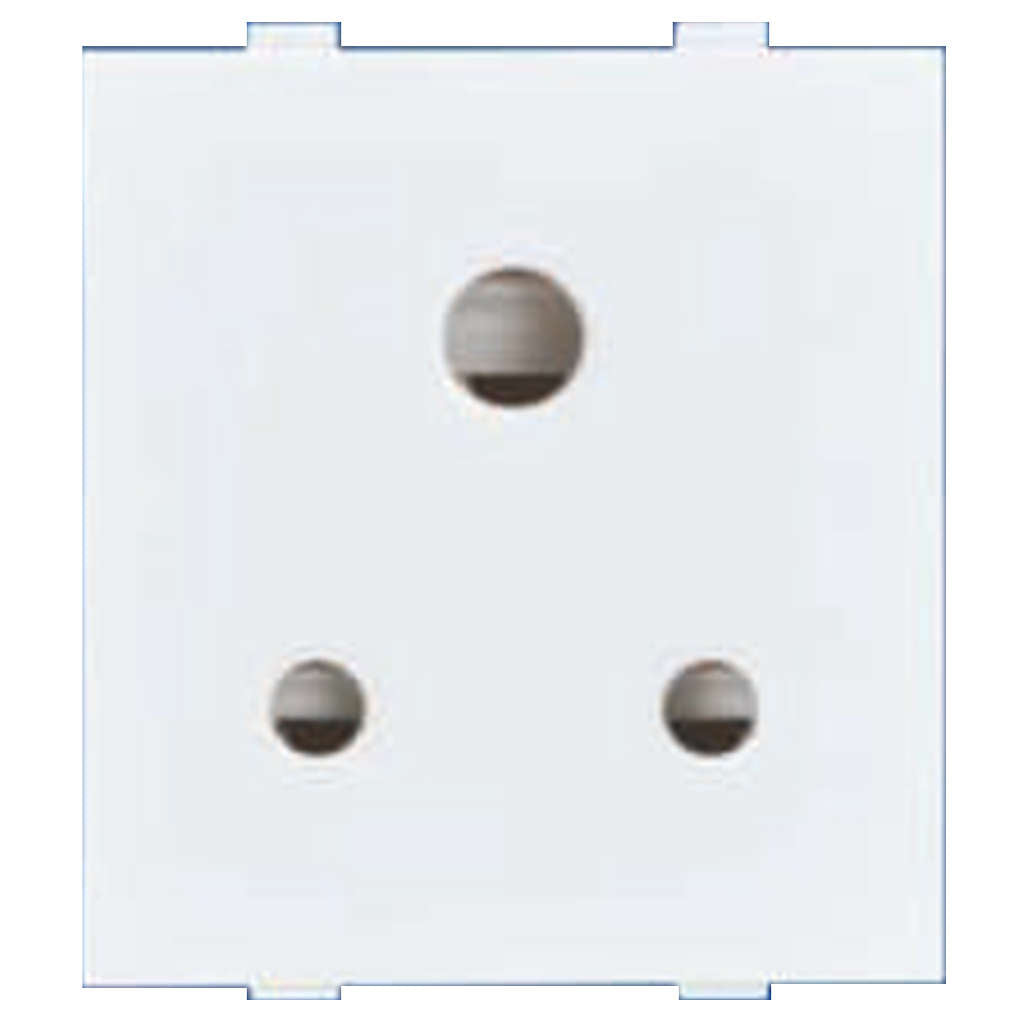 Buy Orbit Express Modular Series 6A 3 Pin Socket With Shutter 2 Module ...