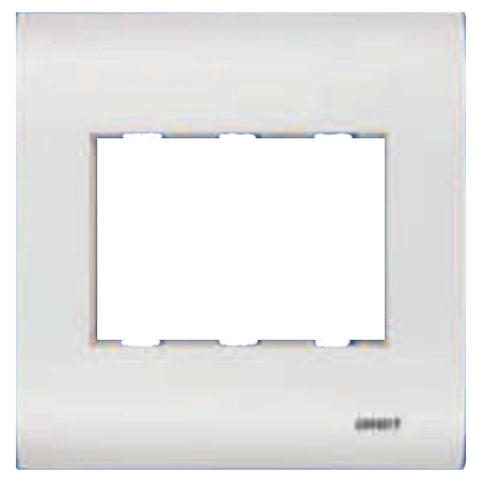 Orbit Express Modular Series Wooden Box Cover Plate 3 Module White 1522 
