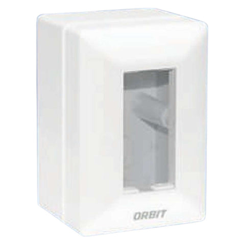Orbit Express Modular Series Gang Box 1 Module White 1561 