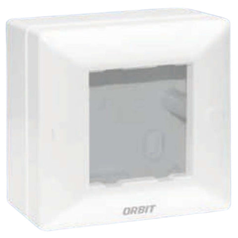 Orbit Express Modular Series Gang Box 2 Module White 1562 
