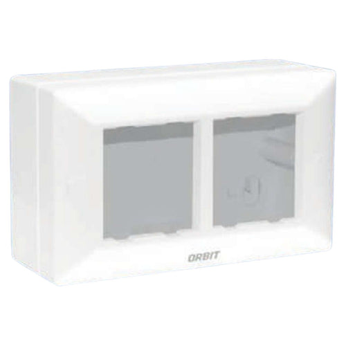 Orbit Express Modular Series Gang Box 4 Module White 1564 