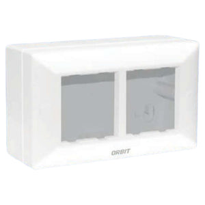 Orbit Express Modular Series Gang Box 4 Module White 1564 