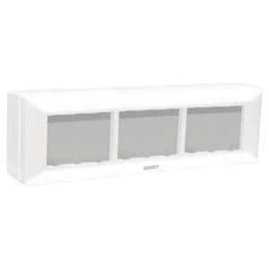 Orbit Express Modular Series Gang Box 9 Module White 1568 