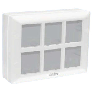 Orbit Express Modular Series Gang Box 12 Module White 1569 