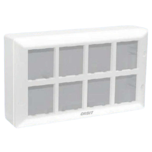 Orbit Express Modular Series Gang Box 16 Module White 1570 