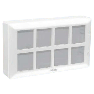 Orbit Express Modular Series Gang Box 16 Module White 1570 