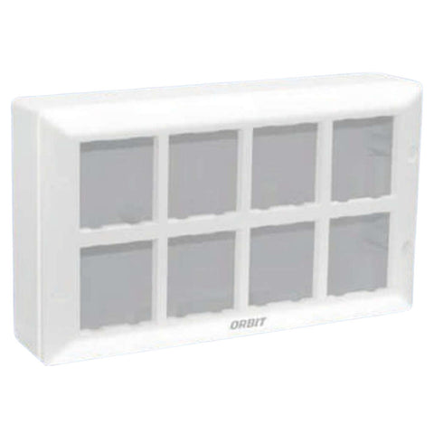 Orbit Express Modular Series Gang Box 16 Module White 1570 