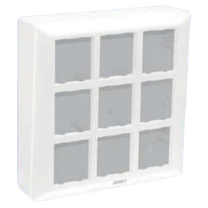 Orbit Express Modular Series Gang Box 18 Module White 1571 