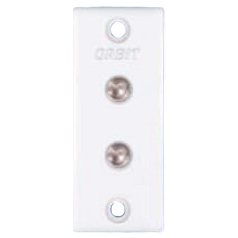 Orbit Vento Series 6A 2 Pin Socket White 1113 