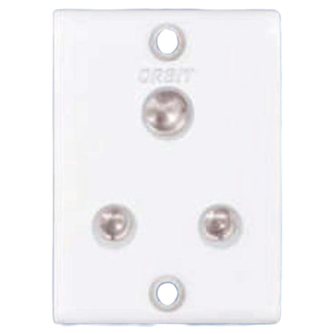 Orbit Vento Series 6A 3 Pin Socket White 1114-A 