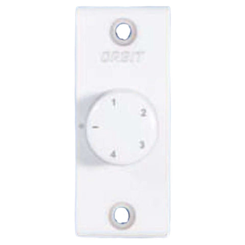 Orbit Vento Series Mini 4 Step Fan Regulator White 1118 