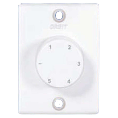 Orbit Vento Series Medium 5 Step Fan Regulator White 1120 