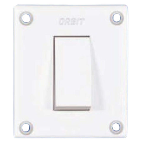Orbit Vento Series 16A 1 Way Switch White 1123 