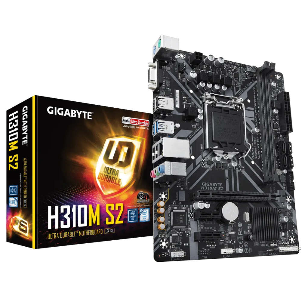 Gigabyte Ultra Durable Motherboard H310M S2 