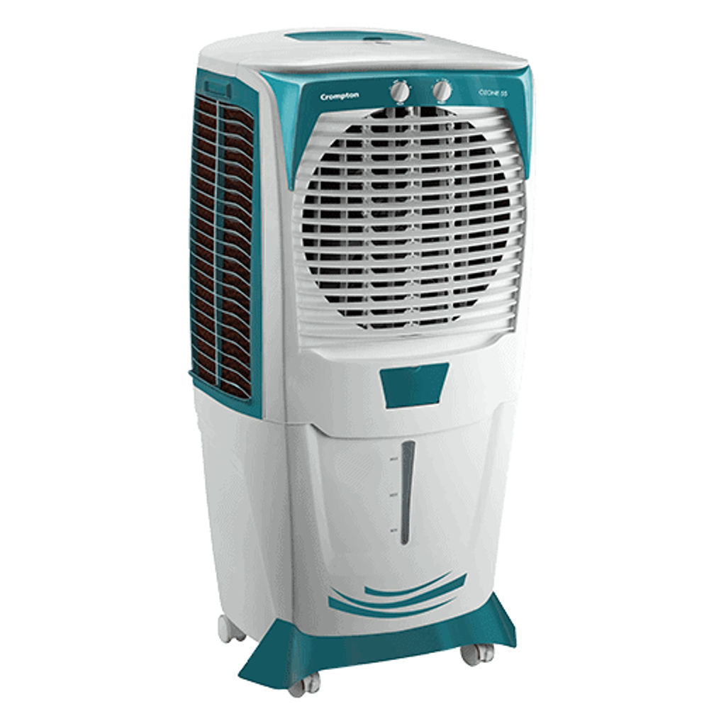 Crompton Ozone 55 Inverter Compatible Desert Air Cooler With Ice Chamber And Everlast Pump 55 Litre