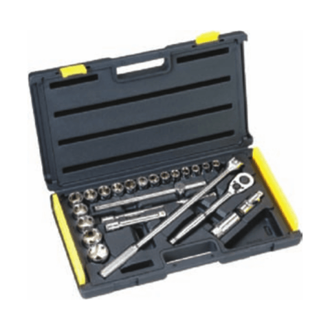Stanley 24 Pc 1/2 Drive 6 Point Metric Socket Set – 1-86-589