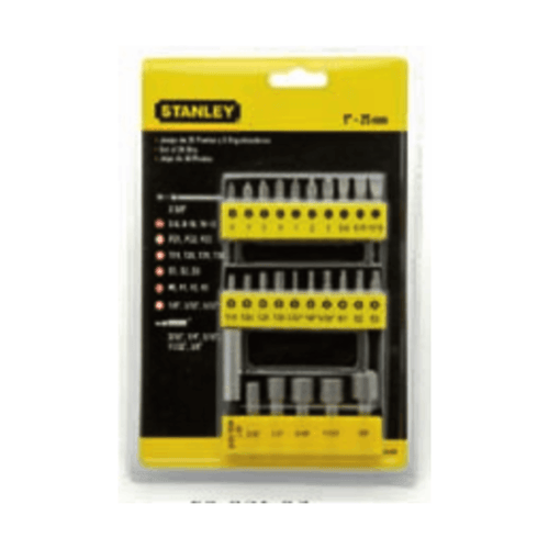 Stanley Screwdriver Insert Bit Set