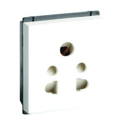 Havells Crabtree Murano 6 A 5 Pin Shuttered Socket ACMKPXW065