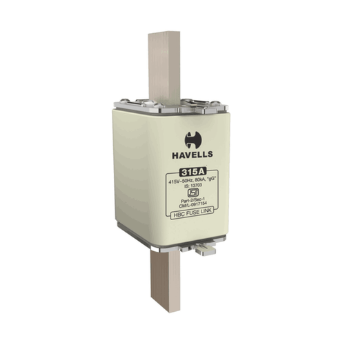 Havells Hibreak HBC Fuse Link (DIN Type) Is Size (000) 6A – 100A 415V 80kA