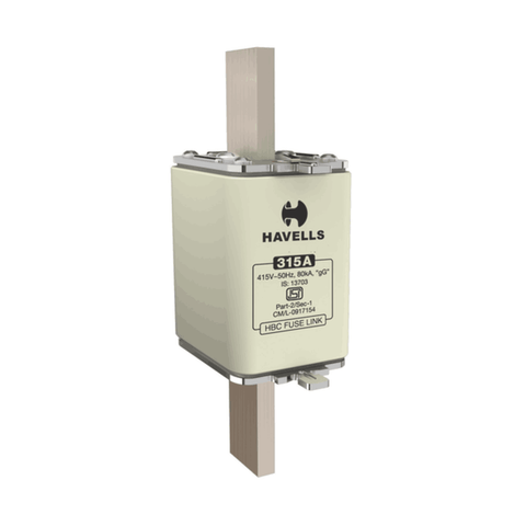 Havells Hibreak HBC Fuse Link (DIN Type) Is Size (000) 6A – 100A 415V 80kA