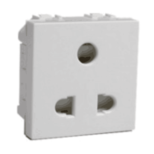 Havells Crabtree Murano 6A 3 Pin Shuttered Socket ACMKPXW063