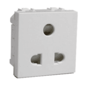 Havells Crabtree Murano 6A 3 Pin Shuttered Socket ACMKPXW063