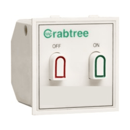 Havells Crabtree Thames 25 Amp Motor Starter Switch ACTSMXW251