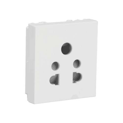 Havells Modular Oro 6A 5 Pin Shuttered Socket AHOKPXW065