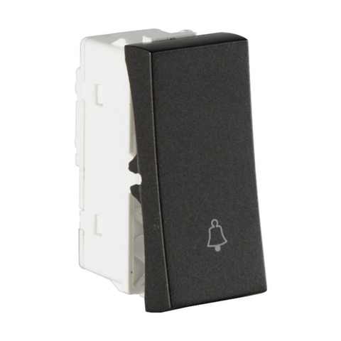 Havells Crabtree Athena 10A 1 Way Bell Push Switch ACASBXG101