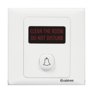 Havells Crabtree Athena Do Not Disturb & Clean My Room Bell with Indicator 2M ACAIRIW060