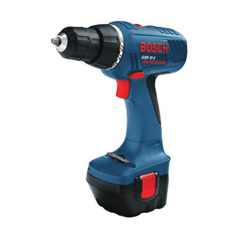 Bosch Cordless Drill/Driver GSR 12-2 (12 V, 1.6 Kg, 400 – 12000 rpm)