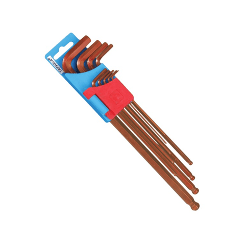 Taparia Long Ball Point Allen Key Set Size (Inch) - KBHI 10L