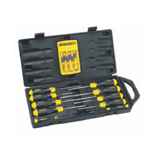 Stanley 16 Pc Cushion Grip Screwdriver Set 68-0002C