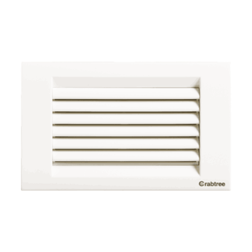Havells Crabtree Thames White Foot Light with 4 Module Box & Lamp Holder ACTPFIWL04