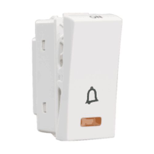 Havells Crabtree Athena Bell Push Switch with Indicator ACASBIW100