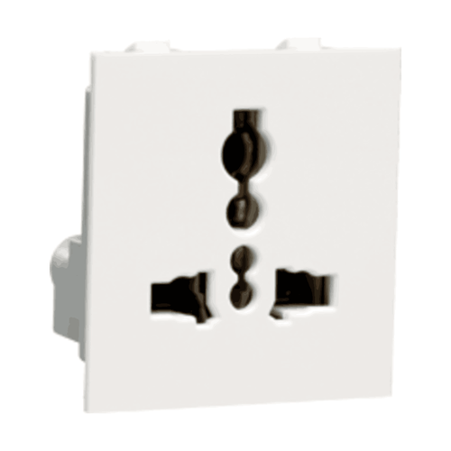 Havells Crabtree Thames 6-13A Universal Shuttered Socket ACTKUXW130