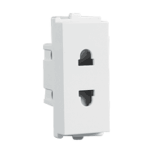Havells Crabtree Verona 6A 2 Pin Shuttered Socket ACVKSWW062