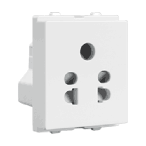 Havells Crabtree Verona 6A 5 Pin Shuttered Socket ACVKSWW065