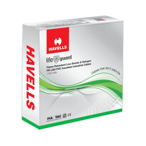 Havells Life Gaurd Single Core Flame Retardant Low Smoke & Halogen PVC Insulated Industrial Cables – 90 meters