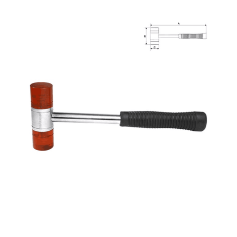 Taparia Soft Faced Hammer with Handle