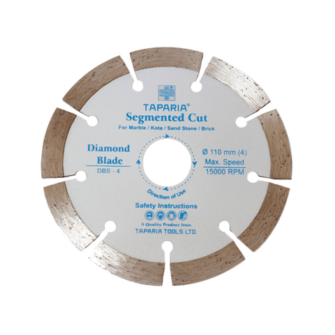 Taparia Diamond Cutting Blade Segment Cut 110 mm – DBS-4