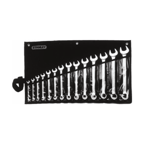 Stanley 14Pc Combination Slimline Spanner Set